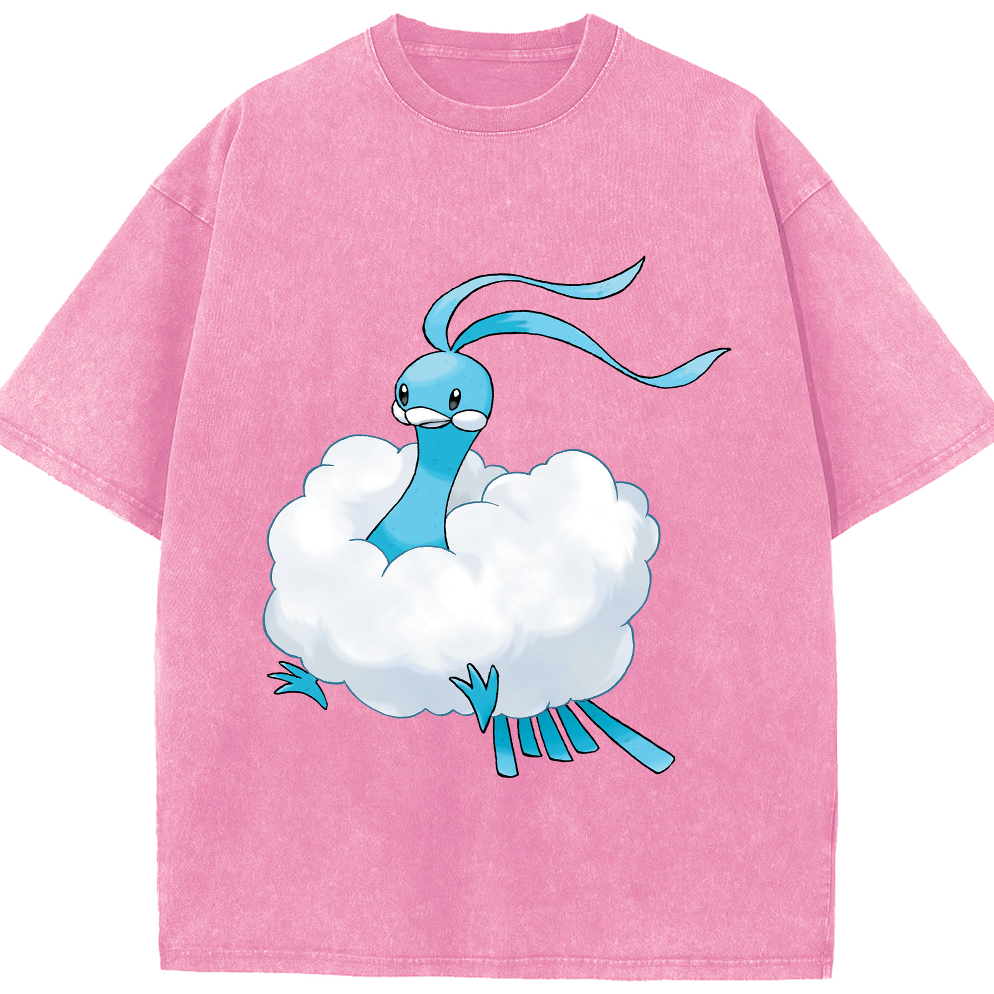 （画像用） ポケットモンスター Pokémon 綿100% ヴィンテージ風 半袖Tシャツ（フロントプリント）
